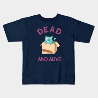 Schrodinger's (Undead) Cat Kids T-Shirt